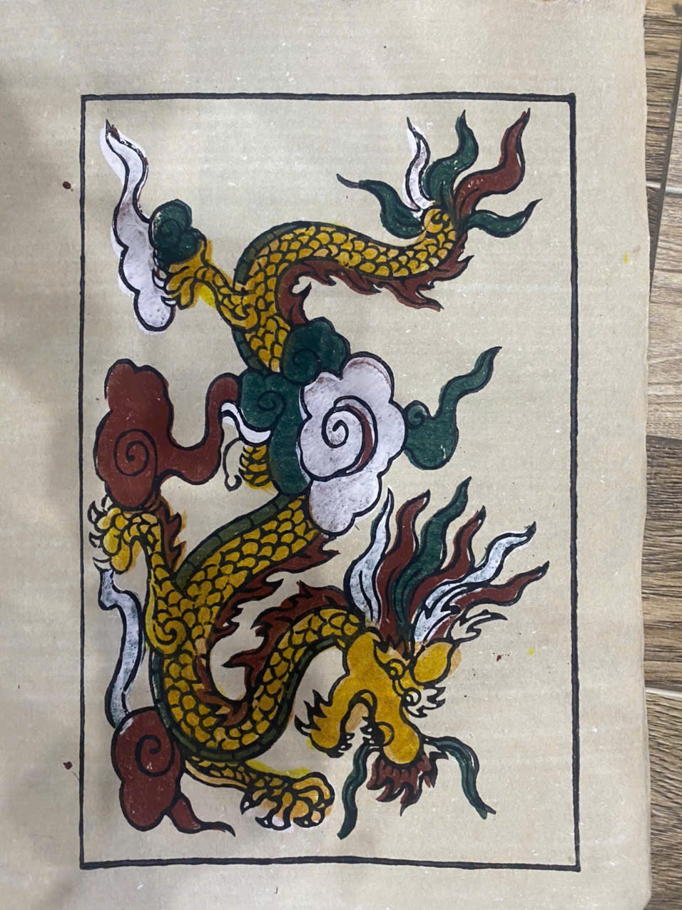 Tranh Đông Hồ - Tranh Rồng